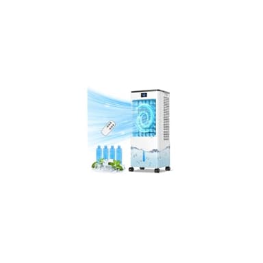 ZVVSXY Climatiseur portable 4 en 1, climatiseur portable avec 4 modes et 3 vitesses, refroidisseur d'air avec minuterie de 12 h et télécommande, refroidissement rapide pour chambre, bureau, cuisine