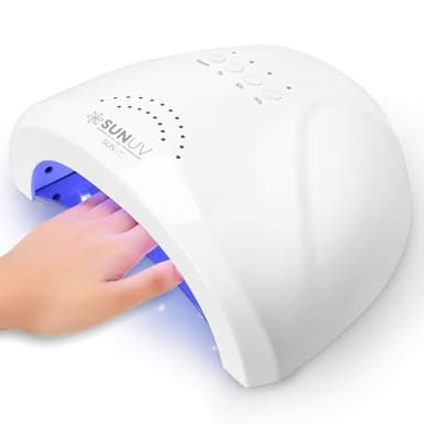Lampe à ongles LED UV, SUNUV Lampe à ongles en gel pour séchoir à ongles UV avec 3 minuteries SUNone