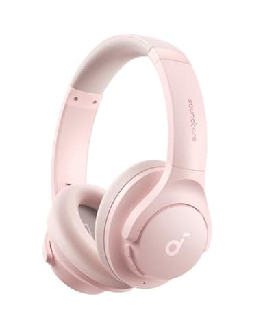 soundcore Anker Q20i Casque hybride à réduction active du bruit, Bluetooth sans fil, 40 heures de lecture ANC, audio haute résolution, grosses basses, personnalisation via une application, mode transparent, idéal pour les voyages