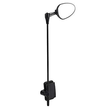 Rétroviseur de vélo, casque ABS durable, rétroviseur de sécurité réglable pour vélo de montagne et vélo de route avec vue claire