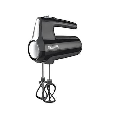 BLACK+DECKER Mélangeur manuel MX610BC, 5 vitesses, noir