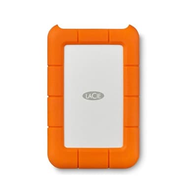 LaCie Rugged Mini 4 To, disque dur externe portable HDD Compatible USB 3.0 et USB 2.0, disque de transport résistant aux chutes, aux chocs, à la poussière et à la pluie, pour ordinateurs de bureau, stations de travail et PC portables Mac et PC (LAC9000633)