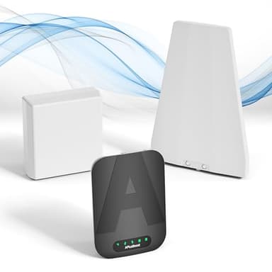 Amplificateur de téléphone portable pour House Boost 5G 4G LTE jusqu'à 5000 m², amplificateur de signal de téléphone portable compatible Telus, Bell, Rogers, Fido et tous les transporteurs canadiens sur la bande 12/17/13/5/2/25/4/66, approuvé par ISDE