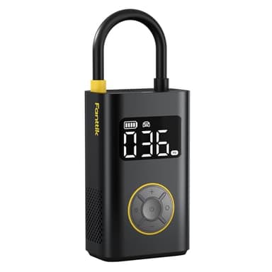 Fanttik X9 Pro Gonfleur de pneu portable pour voiture compacte, pompe à vélo électrique à gonflage rapide de 1 minute avec manomètre numérique de pression des pneus, compresseur d'air de 150 PSI pour