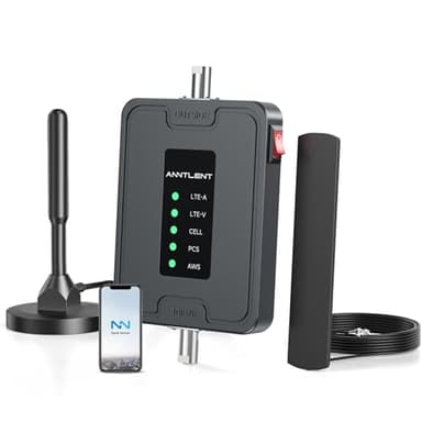 Amplificateur de signal de téléphone portable pour voiture, camion, camping-car et SUV | avec antennes à gain élevé pour tous les transporteurs canadiens – Bell, Rogers, Telus et plus encore sur la