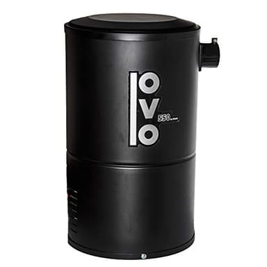 Système d'aspiration central compact OVO pour appartements, maisons de vacances et petites maisons - Unité d'aspiration centrale petite et silencieuse - 550 airwatts