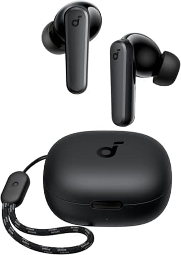 soundcore Écouteurs sans fil Anker P20i, pilotes de 10 mm avec grandes basses, Bluetooth 5.3, 30 heures de lecture, IPX5 résistants à l'eau, 2 micros pour des appels clairs IA, 22 égaliseurs prédéfinis, personnalisation via application