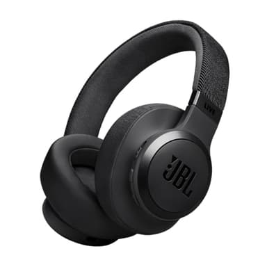 JBL Live 770NC Casque supra-auriculaire sans fil avec réduction du bruit adaptative avec ambiance intelligente, jusqu'à 65 heures d'autonomie, bandeau en tissu confortable et pochette de transport
