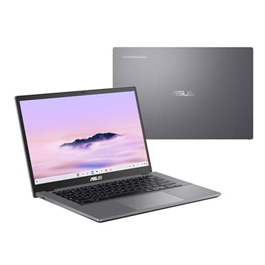 ASUS Ordinateur portable Chromebook Plus CX34, écran tactile de 14 po (1920 x 1080), processeur Intel Core i3-1215U, 8 Go de RAM, stockage UFS 256 Go, protection antimicrobienne, ChromeOS, bilingue, CX3402CBA-ASI31T-CB