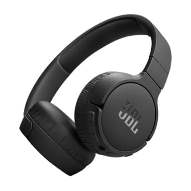 JBL Tune 670NC - Casque Bluetooth supra-auriculaire sans fil avec suppression adaptative du bruit, Smart Ambient, autonomie jusqu'à 70H avec charge rapide, design léger, confortable et pliable (Noir)