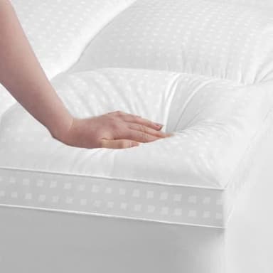 BaliChun Couvre-matelas épais en coton 400 fils rafraîchissant pour lit simple XL, pour matelas à plateau-coussin (poche profonde ajustée de 20 à 53 cm), protecteur de matelas avec coussin doux et