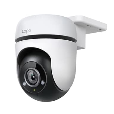 Tapo Caméra de sécurité Wi-Fi filaire d'extérieur panoramique 1080p avec couverture visuelle à 360 °, vision nocturne jusqu'à 30 m, détection de mouvement/personne, mode confidentialité physique, fonctionne avec Alexa et Google Home (Tapo C500)