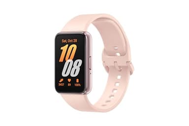 Samsung Galaxy Fit3, écran AMOLED de 4,06 cm (1,6"), autonomie de la batterie de 13 jours, surveillance du sommeil, détection des chutes - Or rose (version canadienne et garantie)