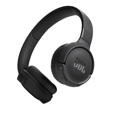 JBL Tune 520BT - Casque sans fil sur-oreille, autonomie jusqu'à 57 h et charge rapide, design léger, confortable et pliable, appels mains libres avec Voice Aware (Noir)