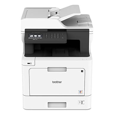 Imprimante photo couleur sans fil Brother MFCL8610CDW avec scanneur, copieur et télécopieur, blanche, 53,8 cm x 43,4 cm x 52,5 cm