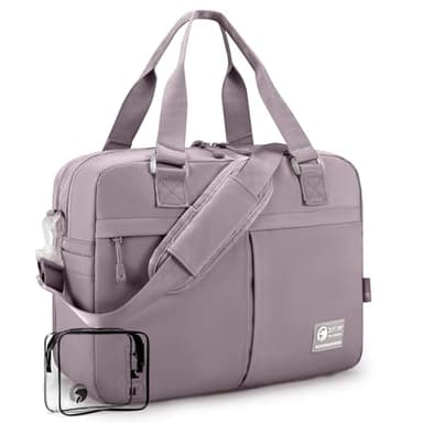 BAGZY Sac de voyage extensible pour femme - 15,2 x 33 x 43,2 cm - Avec poche humide - Pour avions - Pour homme - Pour la nuit, l'hôpital