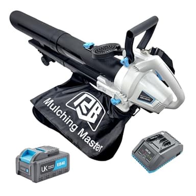Souffleur de feuilles sans fil 40 V 3 en 1, aspirateur/broyeur, rapport de paillage 30:1 (batterie 4 Ah et chargeur inclus)