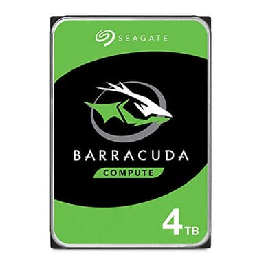 Seagate BarraCuda ST4000DMZ04/DM004 Disque dur interne de 4 To – 3,5 po – SATA 6 Go/s – 5 400 tr/min – 256 Mo de cache pour ordinateur de bureau PC – Emballage sans frustration