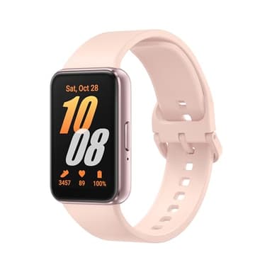 Samsung Galaxy FIT 3 [2024] Écran AMOLED de 1,6 po | Autonomie de la batterie de 13 jours | Plus de 100 cadrans de montre | Plus de 100 modes d'exercice | Version CAD et garantie – Or rose