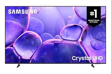 SAMSUNG Téléviseur intelligent U8000 Crystal UHD 4K de 43 pouces, processeur Crystal 4K, HDR, conception Titan Grey Metal Stream, Q-Symphony, hub de jeu, 3 HDMI - [UN43U8000FFXZC] [Canada] (2025)