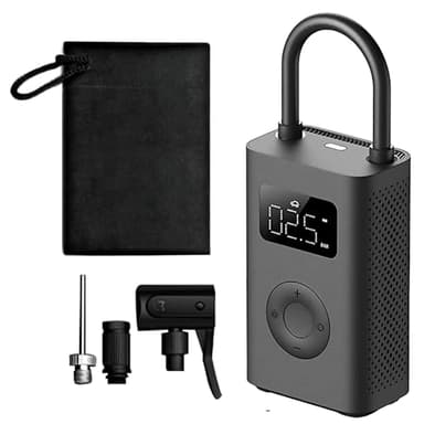 Xiaomi Compresseur d'air électrique portable 2, compresseur d'air sans fil de 150 PSI avec affichage LED de pression précis, pompe à air de 2000 mAh pour voiture, vélo, moto, ballon