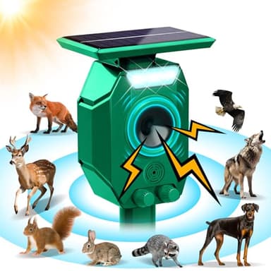 Radar Répulsif animal extérieur ultrasonique écureuil dissuasif chat