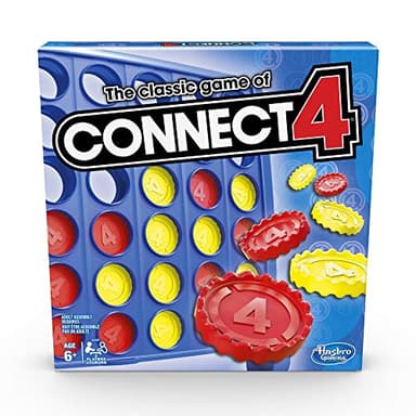 Connect 4 Jeu de plateau classique à grille, Jeu de 4 à la suite, Jeux de plateau de stratégie pour enfants, Jeux de plateau à 2 joueurs pour la famille et les enfants, 6 ans et plus