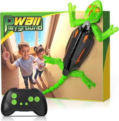 Cool Jouets lézards grimpeurs avec lumière LED, jouet télécommandé rechargeable par USB pour enfants, robot RC animal pour garçons et filles de 4 à 12 ans, jouets robot RC pour enfants de 4 ans et