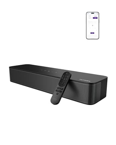 ULTIMEA Barre de son 2,1 canaux pour TV, caisson de basses intégré, puissance de crête 132 W, contrôle par application, barre de son Bluetooth 5.4 de 40,6 cm, barre de son PC tout-en-un pour jeu, opt/AUX/support mural, Poseidon M20 Pro