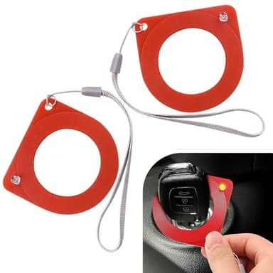 Teybouk Lot de 2 bobines de test de clé de voiture, carte de détection de puce de verrouillage de clé de voiture, outil de diagnostic antivol pour test ECU, universel pour la plupart des véhicules